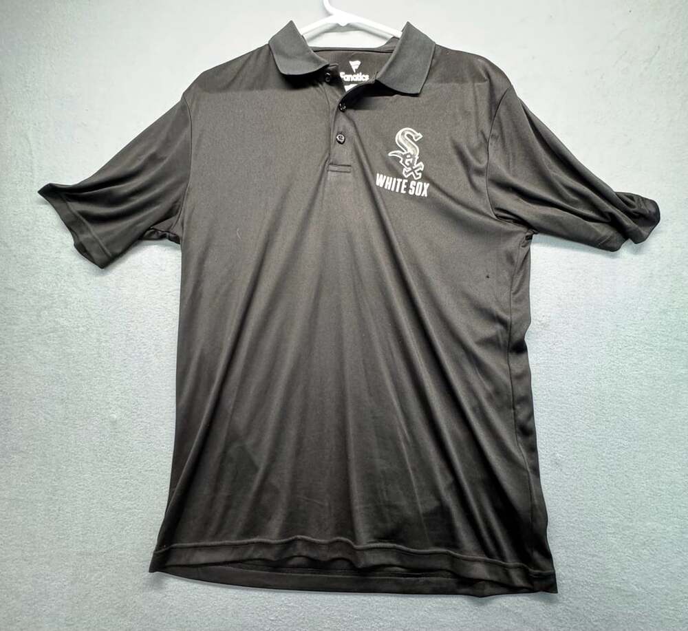 Fanatics Chicago White Sox Polo Size L Black MLB Shirt